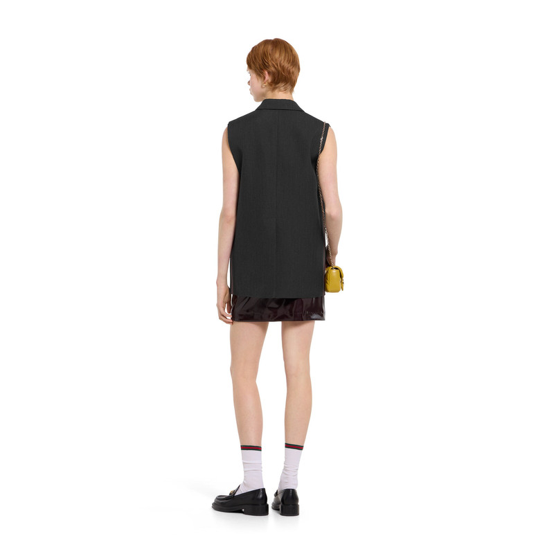 Wool vest with Web insert 4