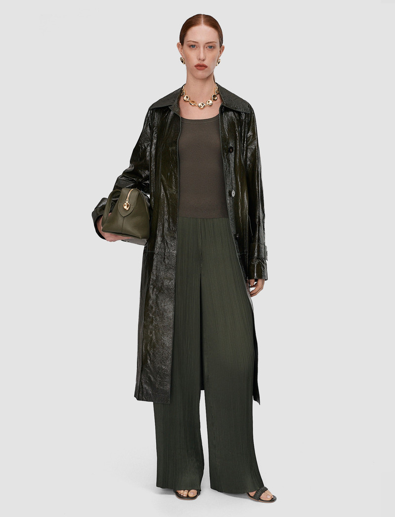 JOSEPH Amber Pleated Satin Trousers outlook