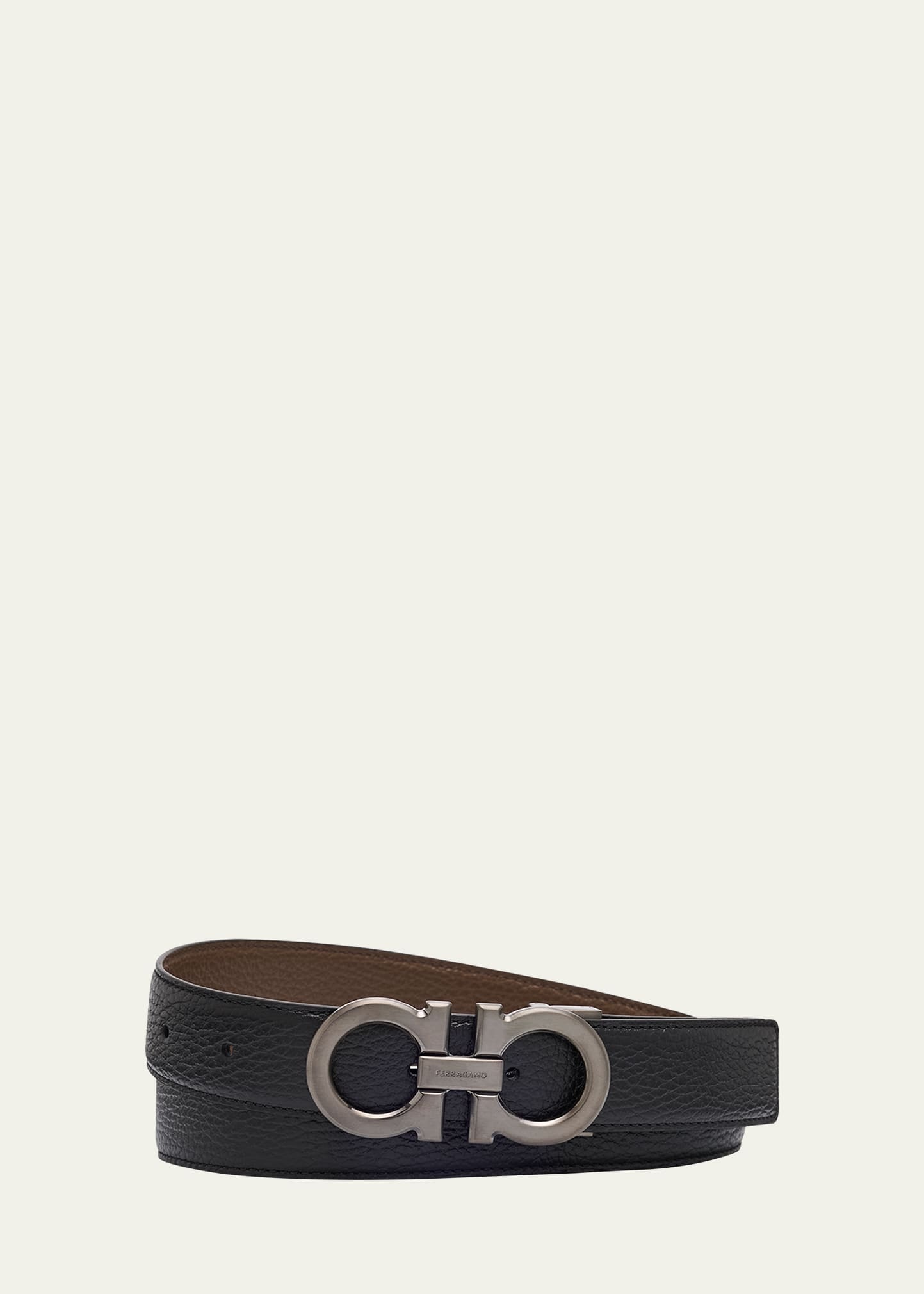 Men's Reversible Gancini-Buckle Belt - 1