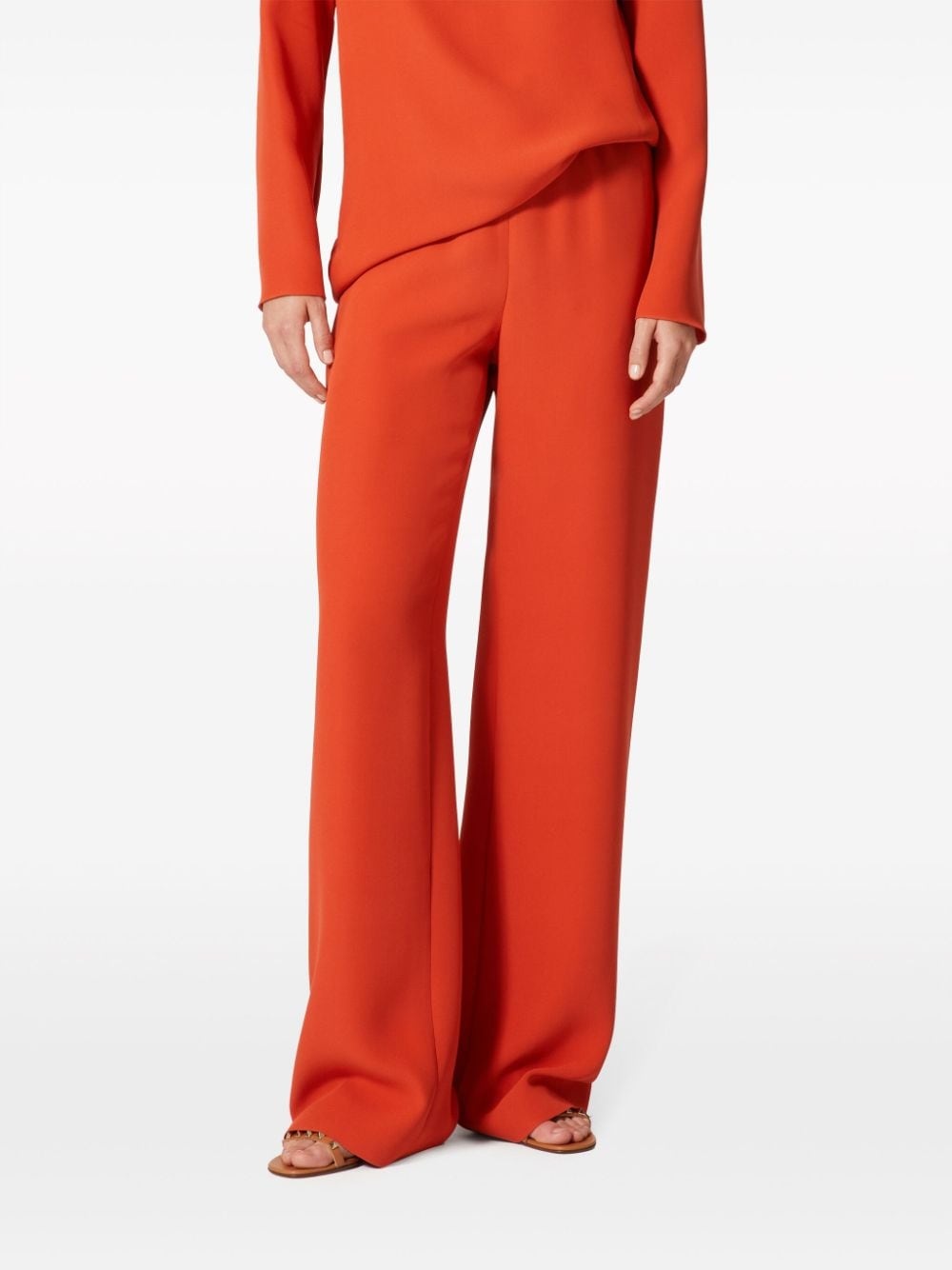 straight-leg silk trousers - 3