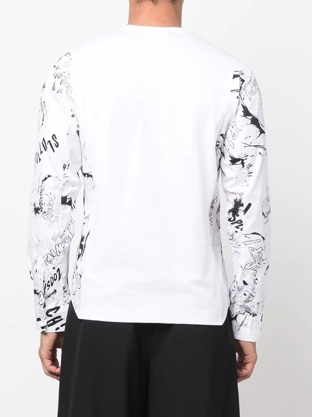 graphic-printed long-sleeve top - 4