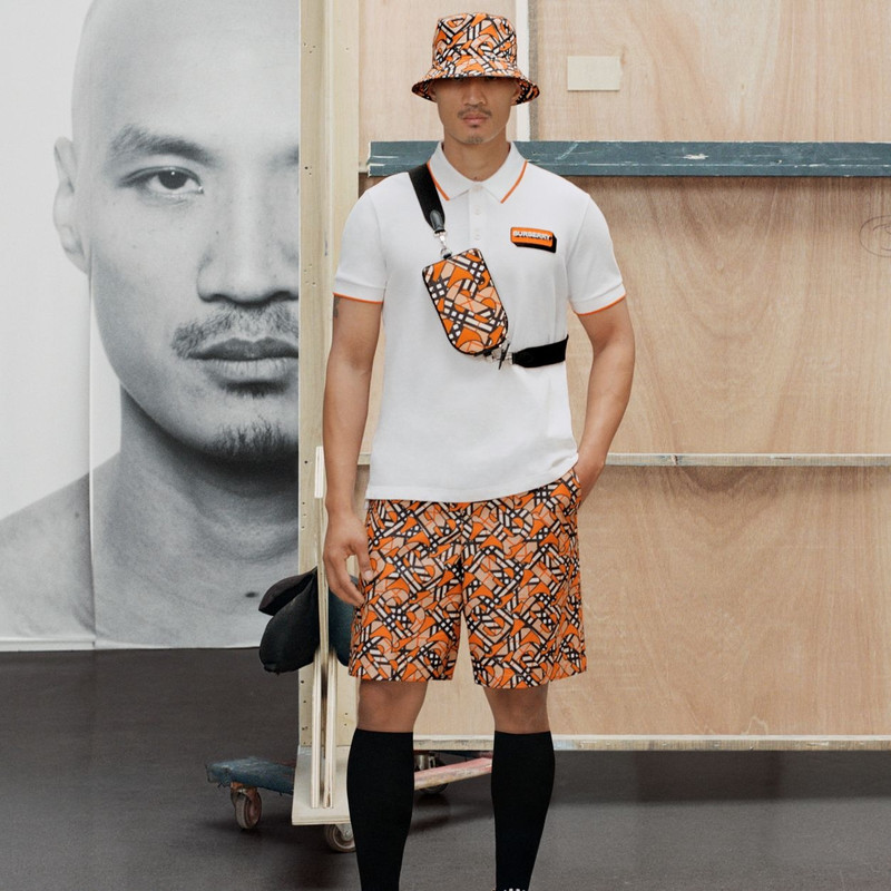 Monogram Linen Cotton Phone Case with Strap 3