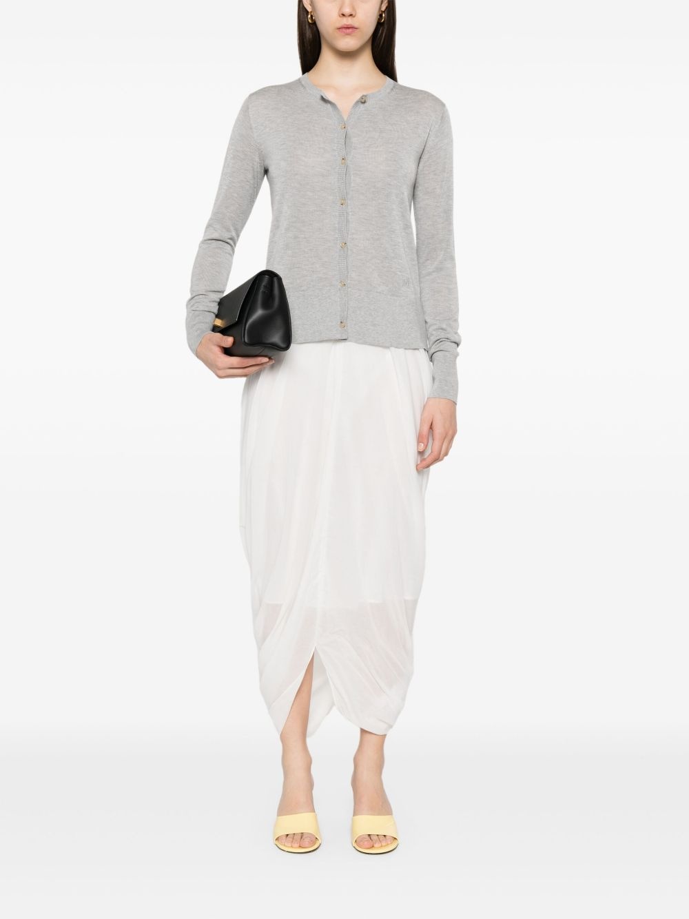 fine-knit cardigan - 2