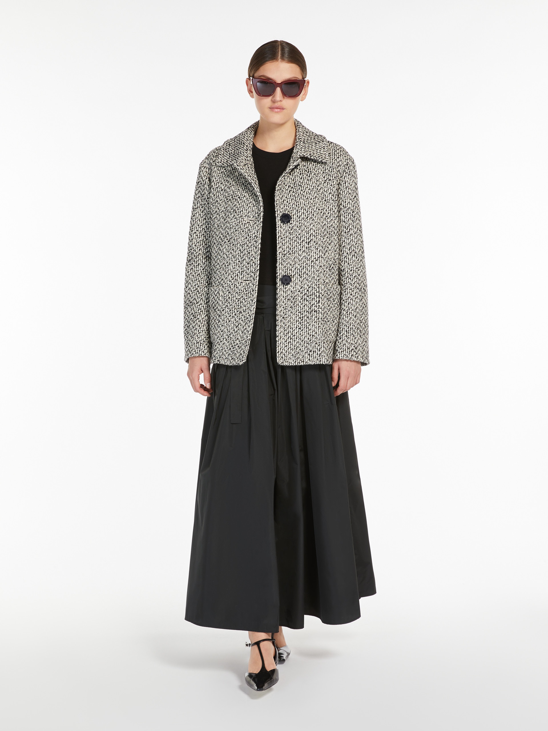 GEA Pleated water-repellent taffeta skirt - 2