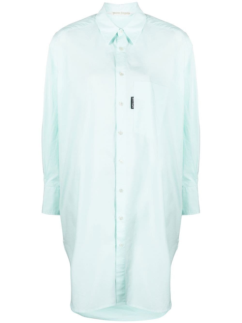 oversize cotton shirt dress - 1
