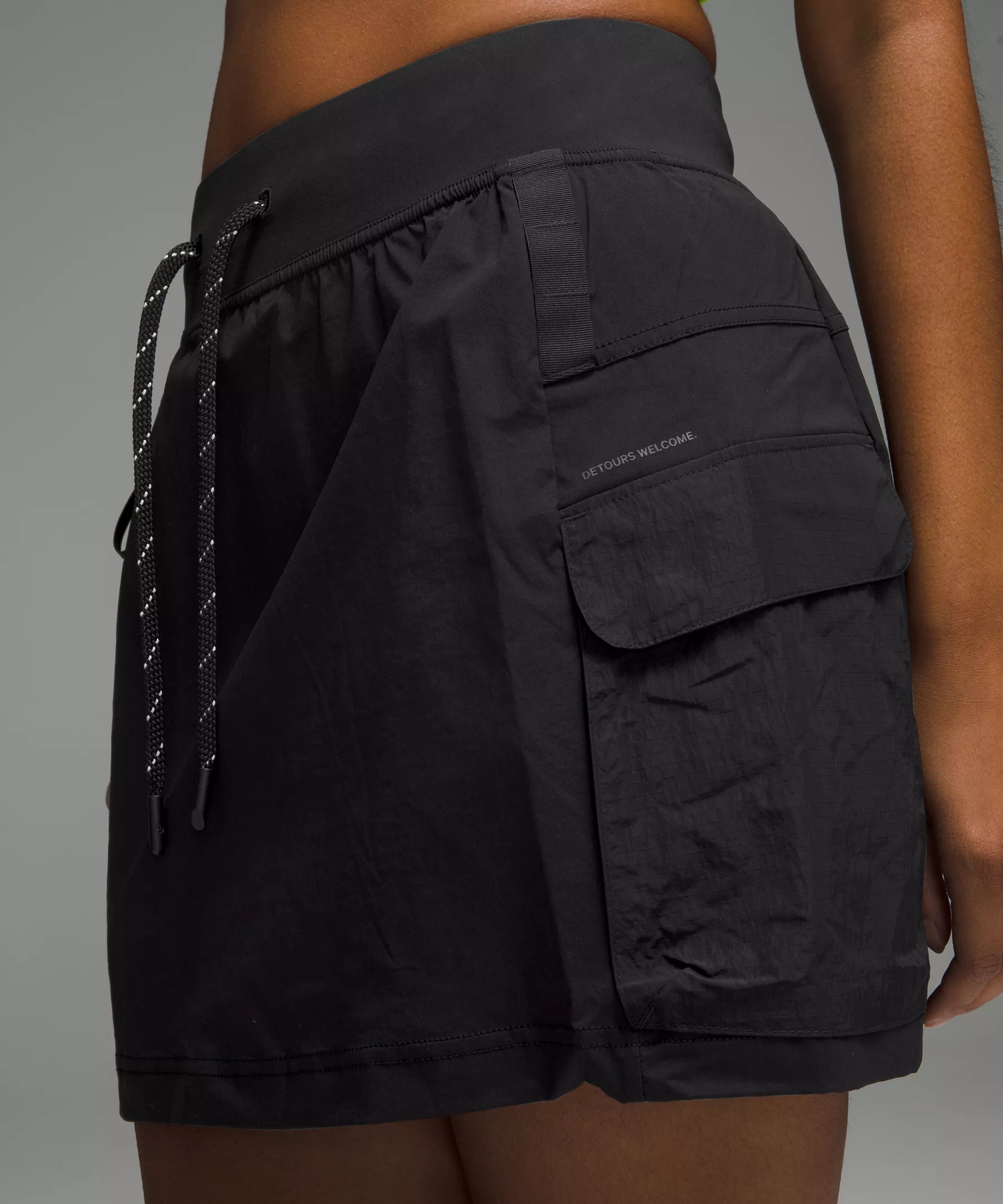 Multi-Pocket Cargo High-Rise Hiking Skirt - 4