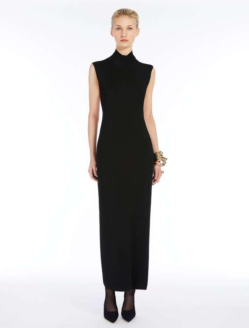 Fitted dress in stretch viscose - RUNWAY - 2