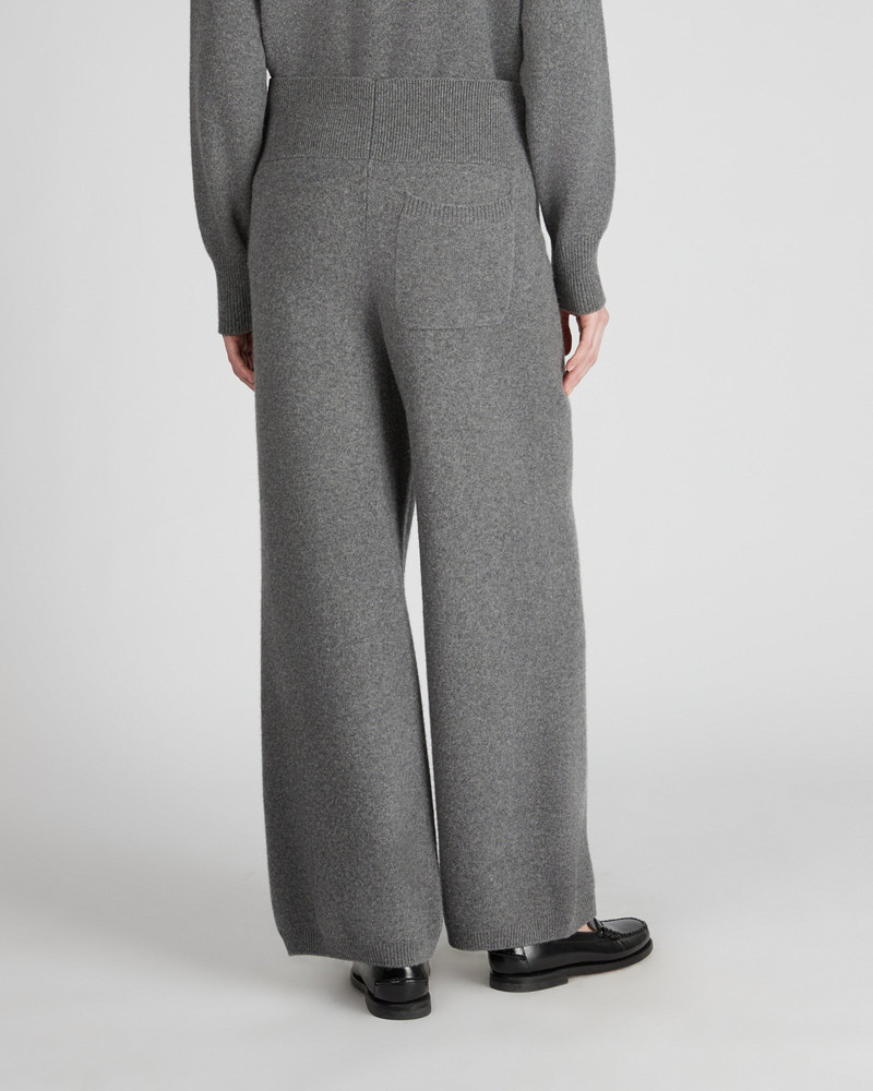Regular fit wool and cashmere trousers 3
