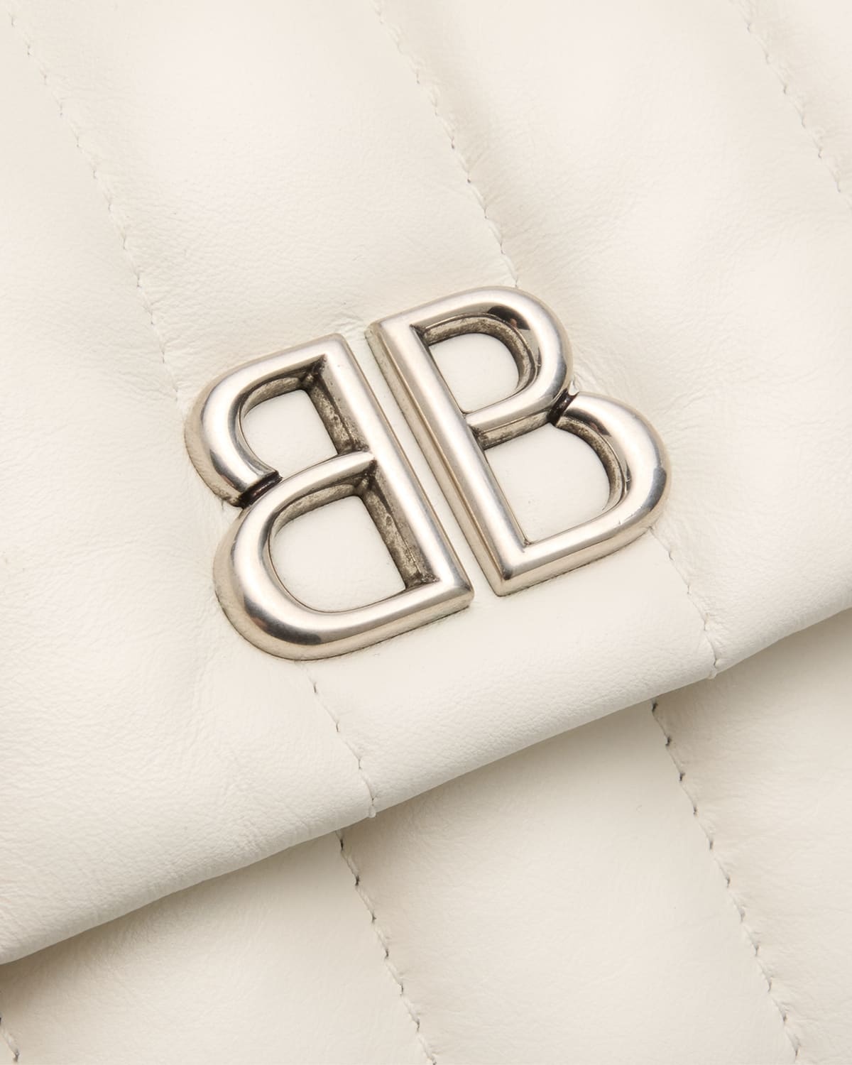 BALENCIAGA Monaco Mini Quilted Shoulder Bag | neimanmarcus
