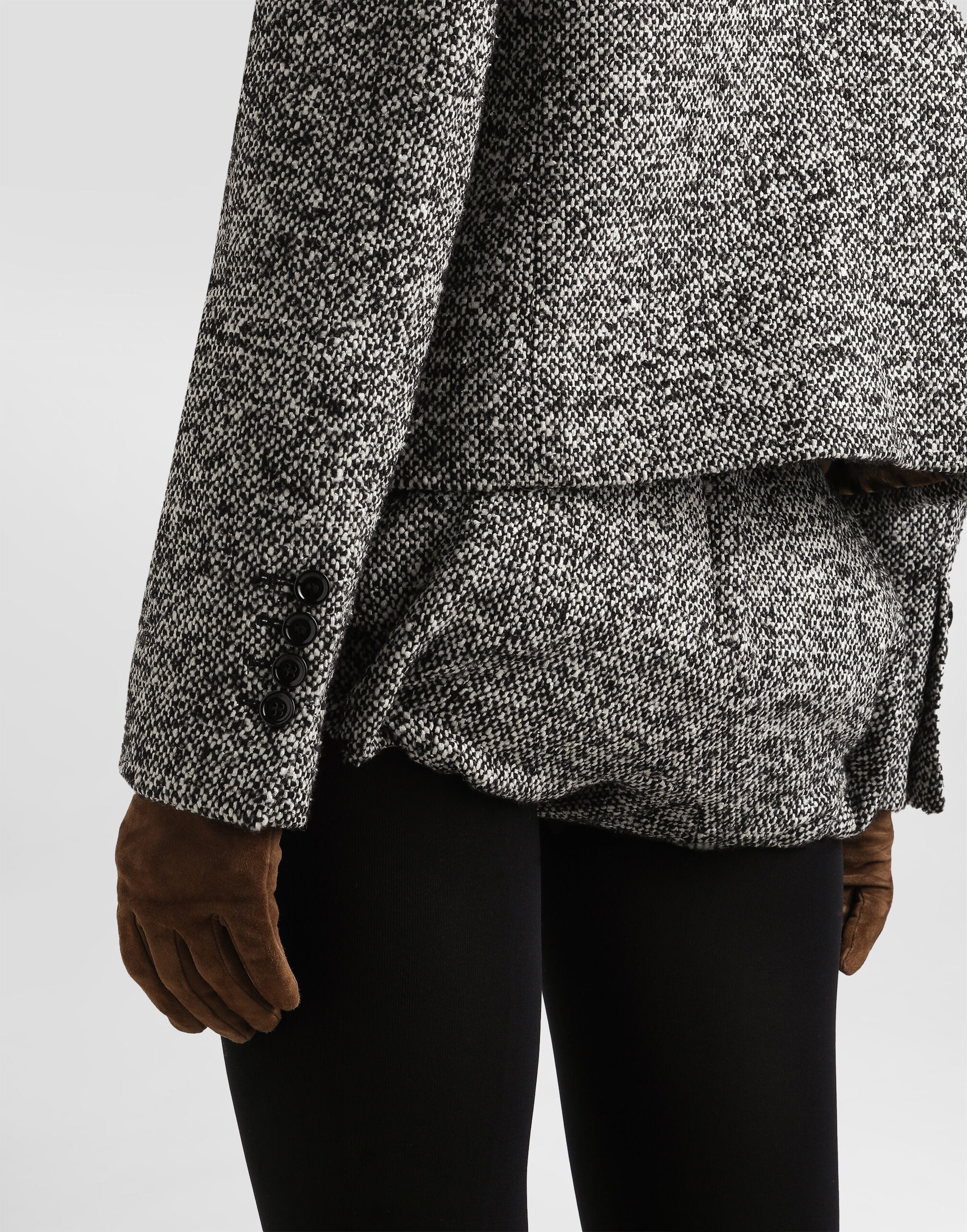 Dotted wool blend jacket - 5