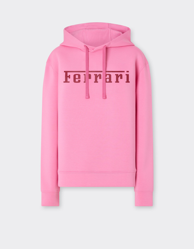 Scuba sweatshirt with Ferrari logo print 1