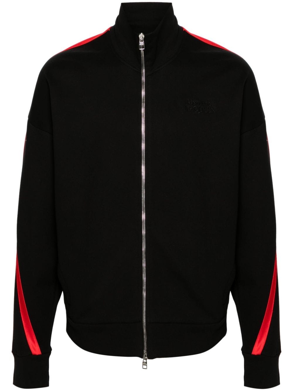 Alexander McQueen striped zip-up jacket | REVERSIBLE