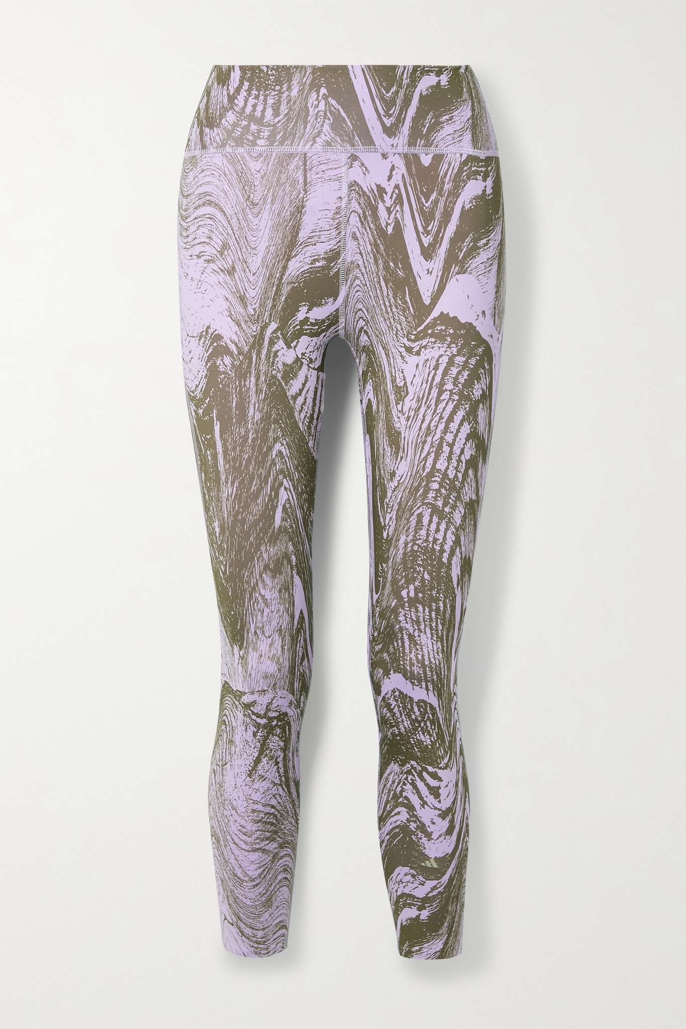 TruePurpose Optime printed recycled-stretch jersey 7/8 leggings - 1