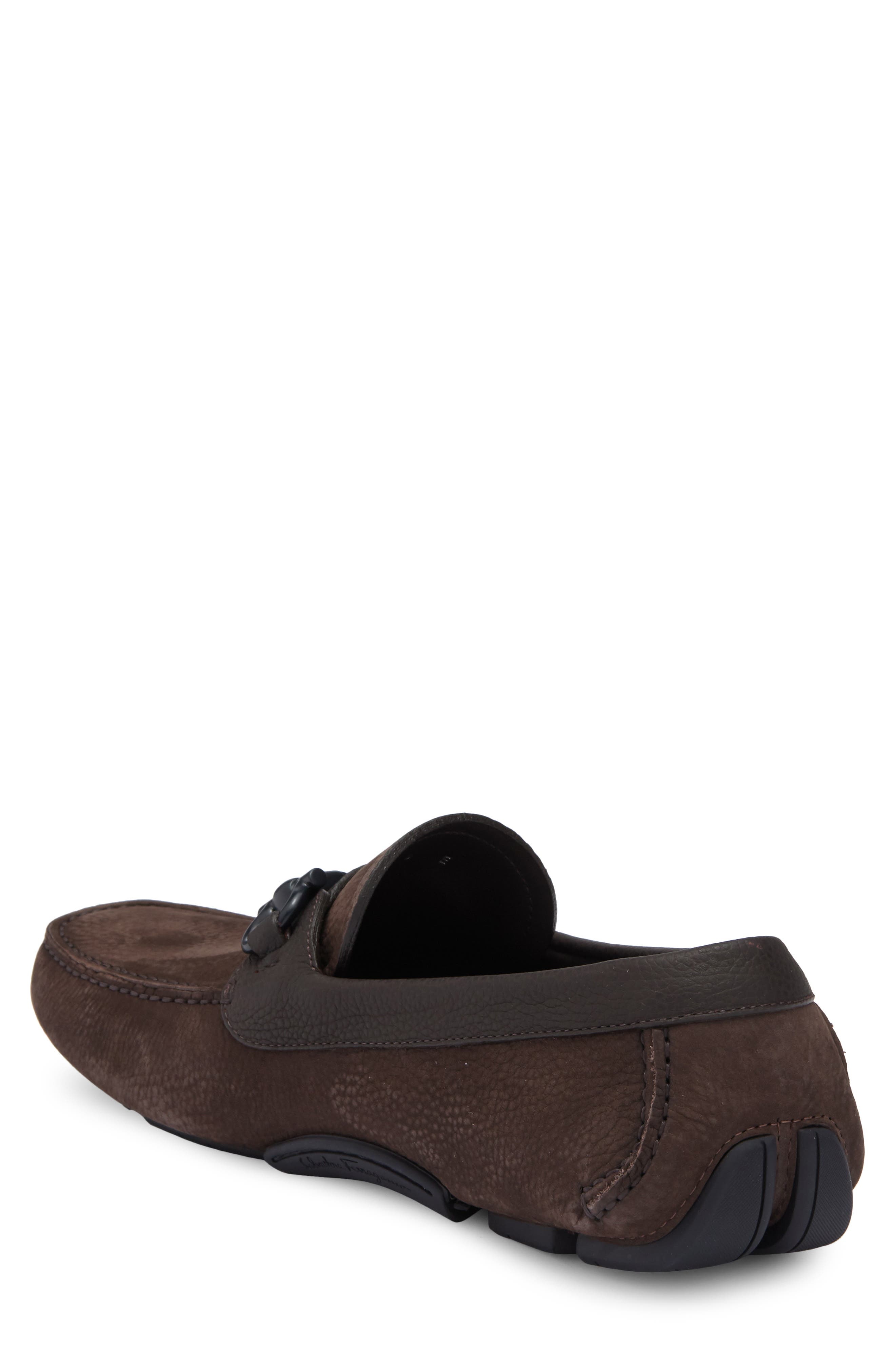 FERRAGAMO Parigi Double Gancio Bit Driving Loafer in Moro at Nordstrom - 2