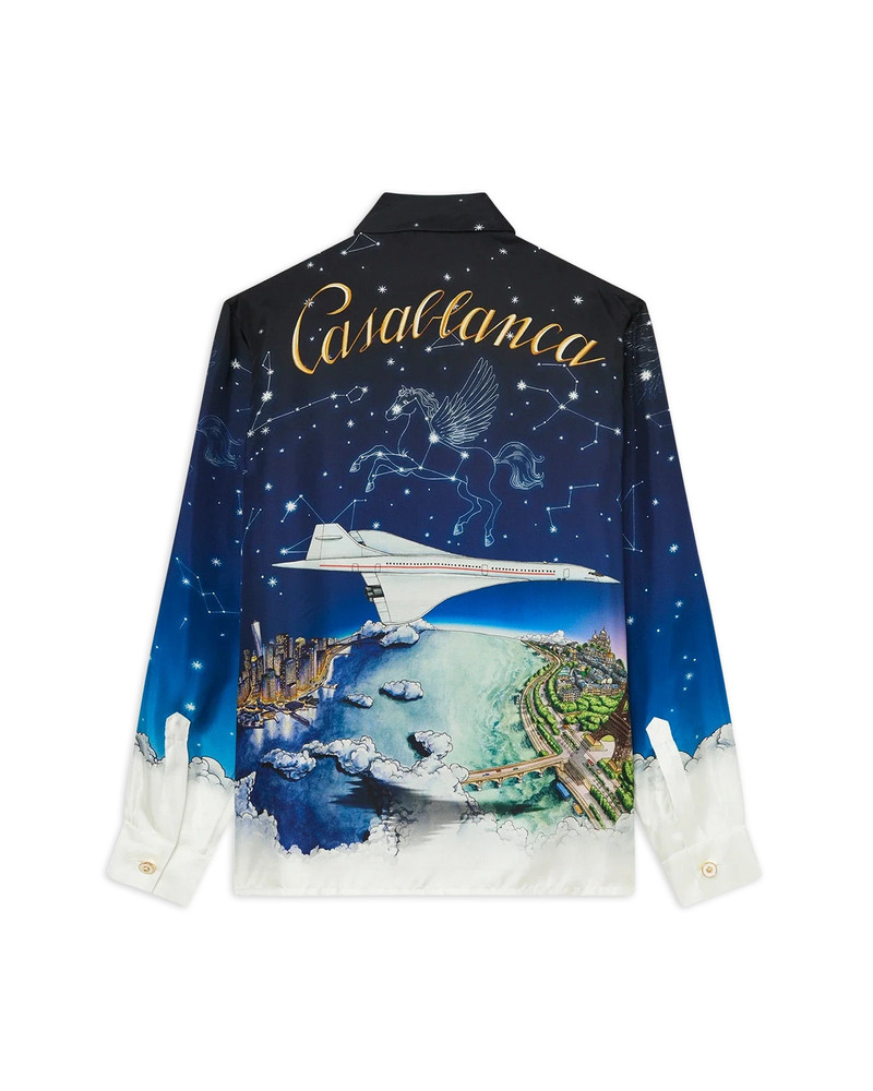 Vol De Nuit Silk Shirt | Casablanca Paris 1