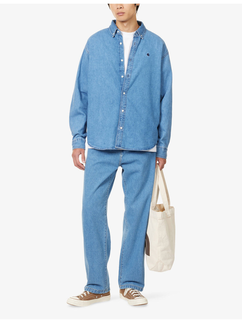 Carhartt Landon Wide-Leg Relaxed-Fit Denim Jeans outlook