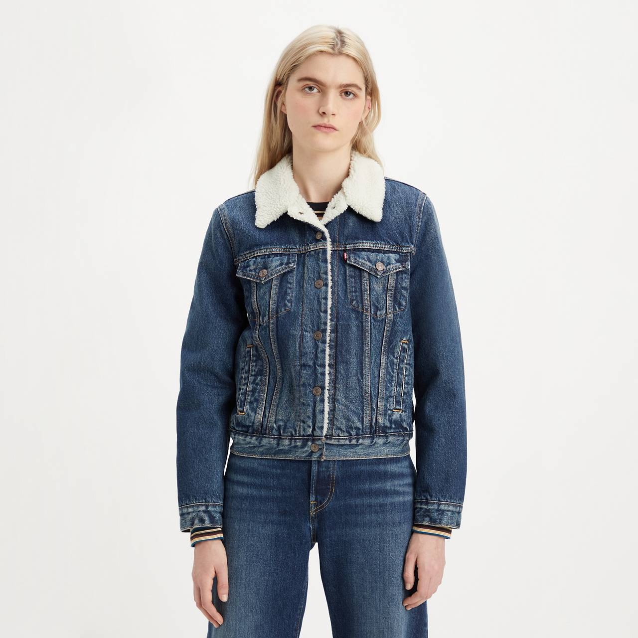 Levi s ORIGINAL SHERPA TRUCKER JACKET REVERSIBLE