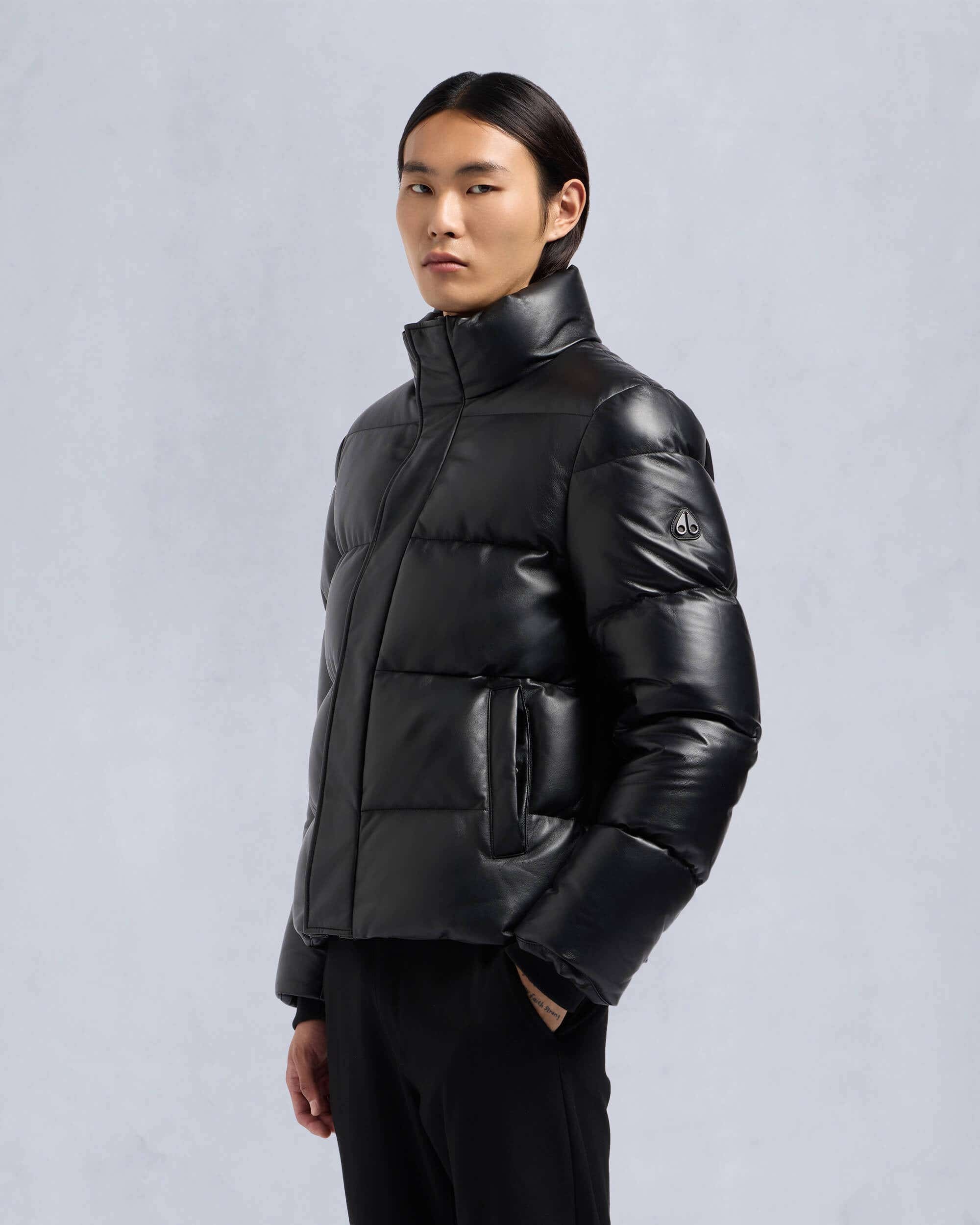 KINGS LEATHER DOWN PUFFER - 3