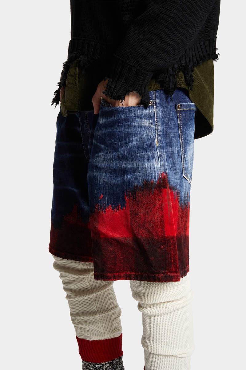 CANADIAN JACK WASH ELASTIC BOXER SHORT JEANS - 5