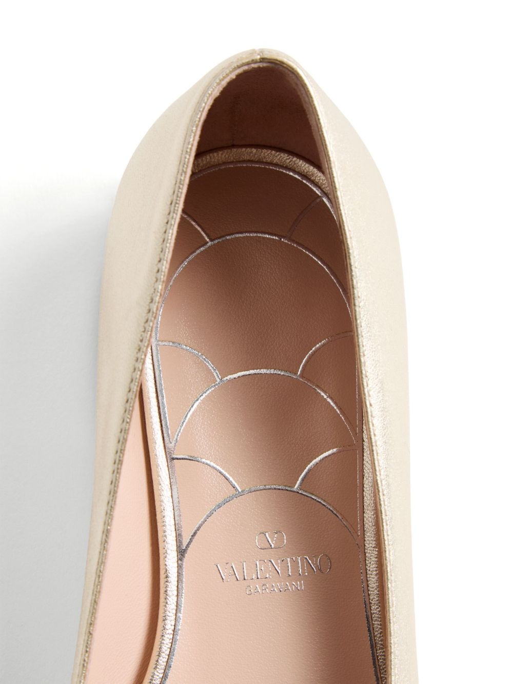 floral appliqué ballerina shoes - 5