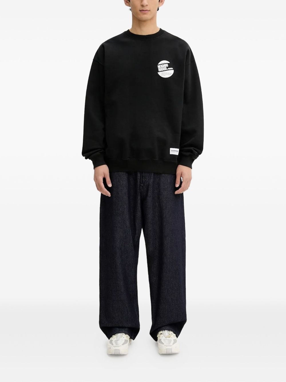 logo-print crew-neck sweatshirt - 2