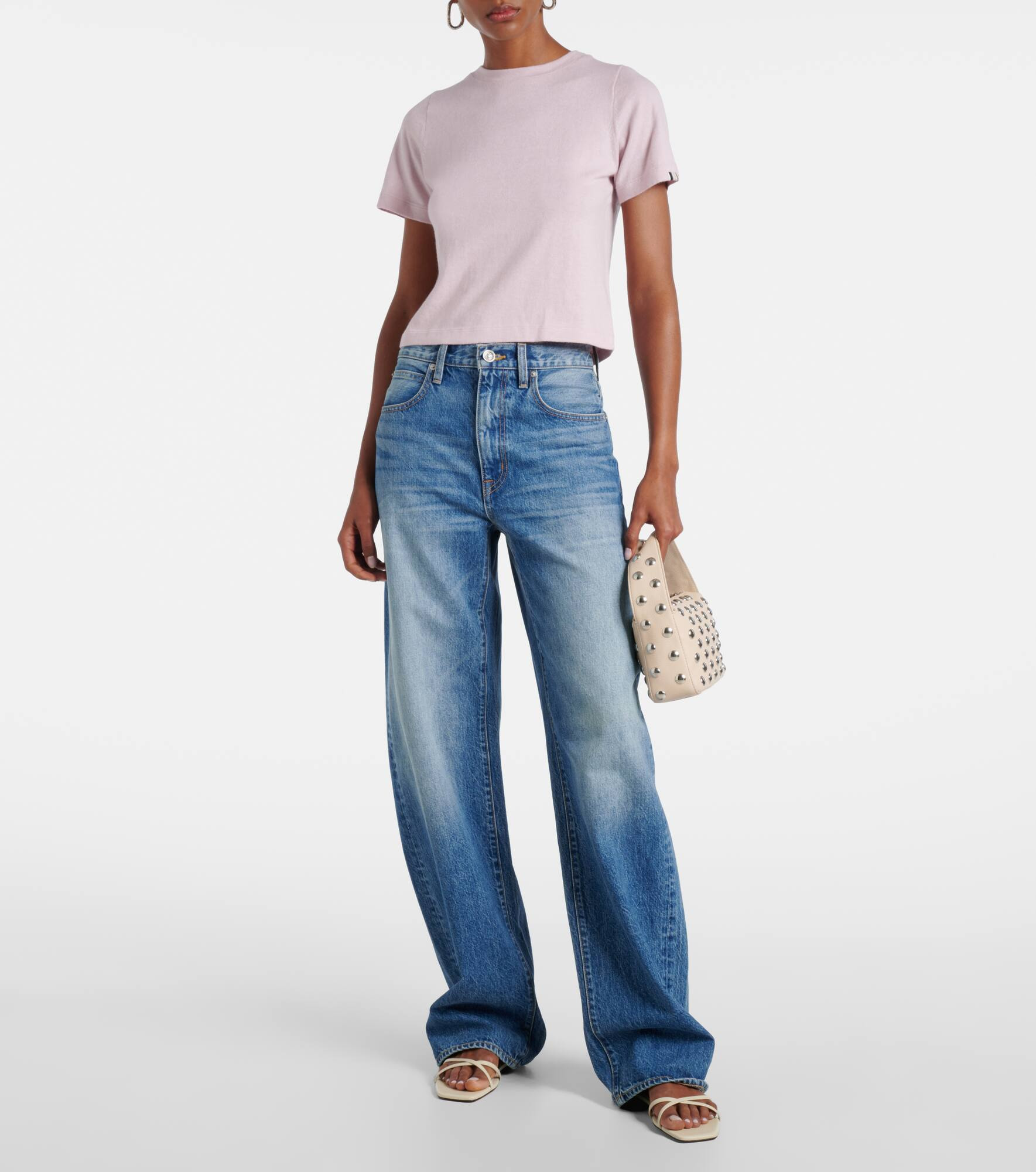 Cassie high-rise barrel-leg jeans - 2