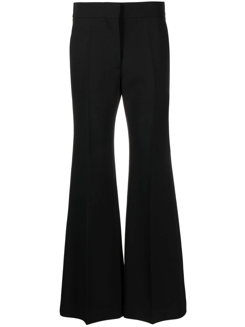 flared-leg wool trousers - 1