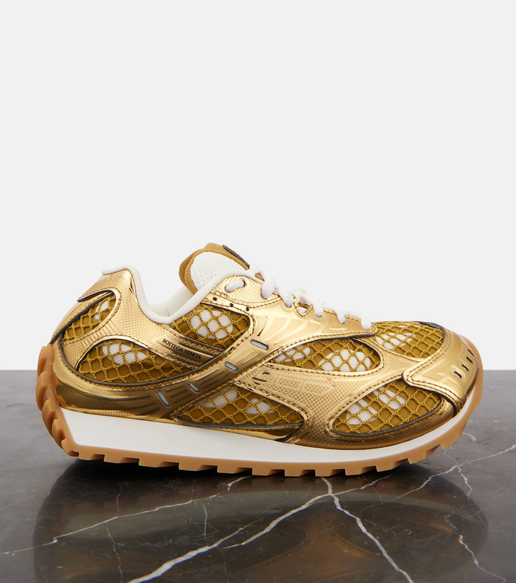 Orbit metallic-effect sneakers - 5