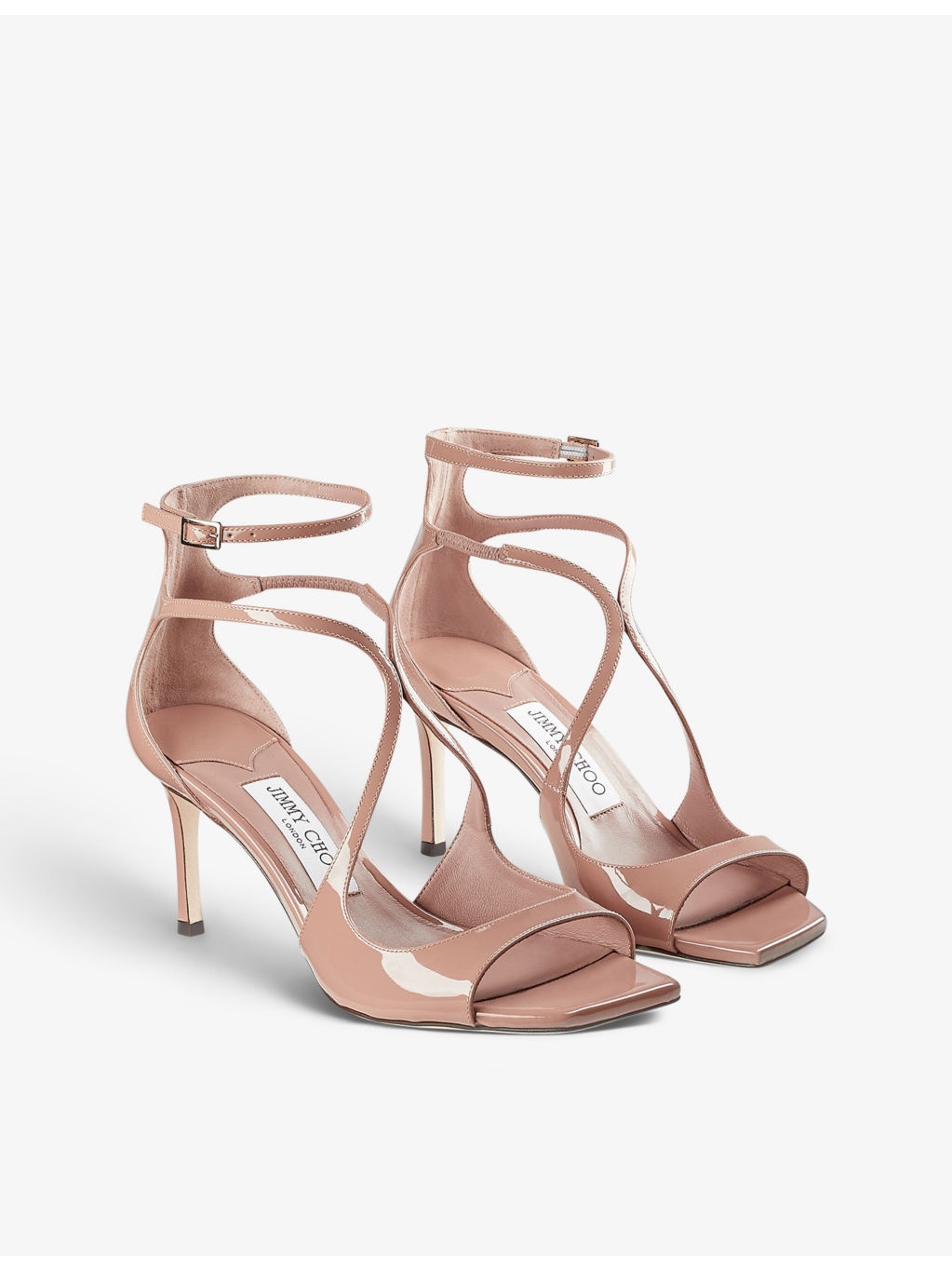 Azia 75 leather heeled sandals - 3