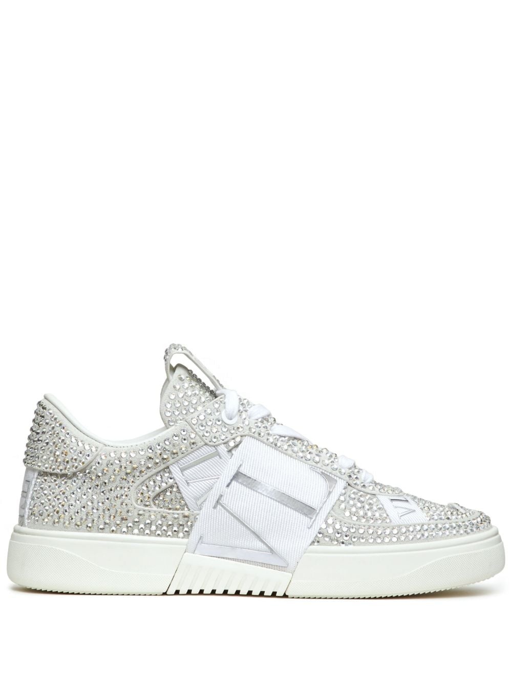 VL7N crystal-embellished low-top sneakers - 1