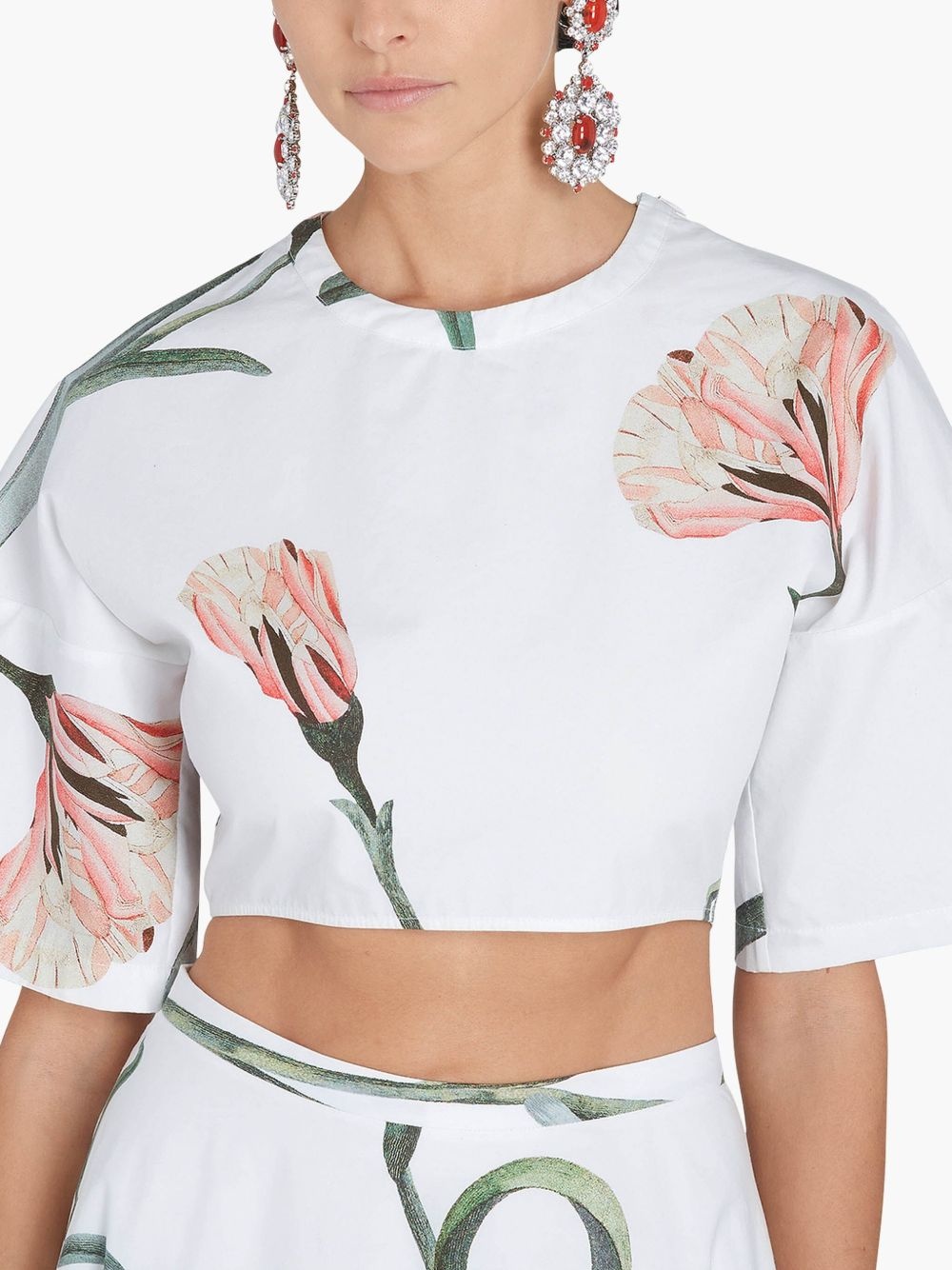 cotton cropped top - 5