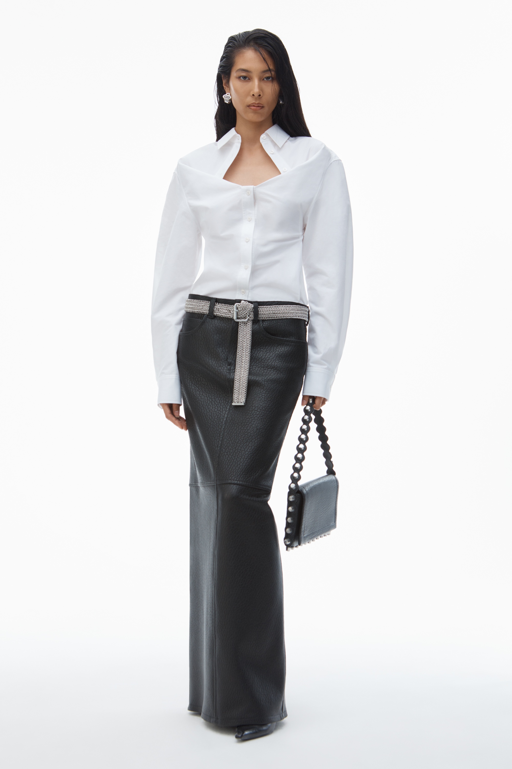 Deconstructed Button-Up Shirt - 6