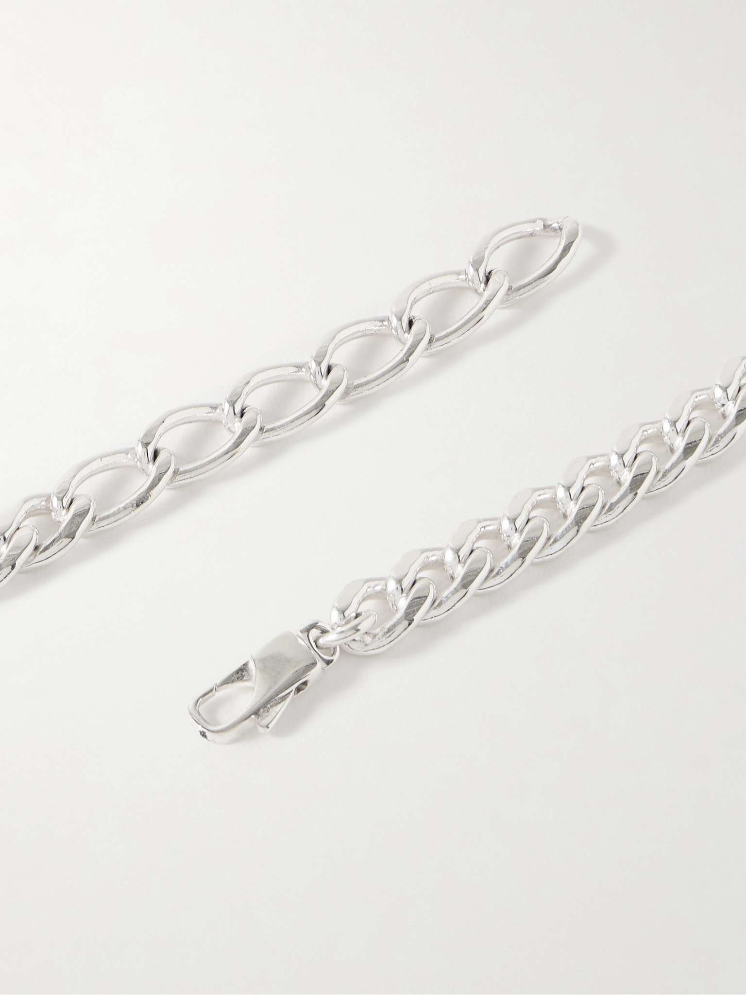Sterling Silver and Enamel Chain Necklace - 3