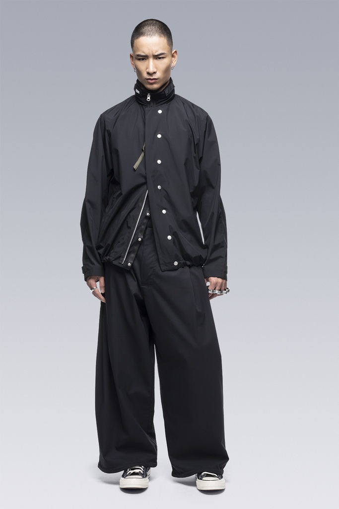 ACRONYM P48-CH Micro Twill Pleated Trouser Black outlook
