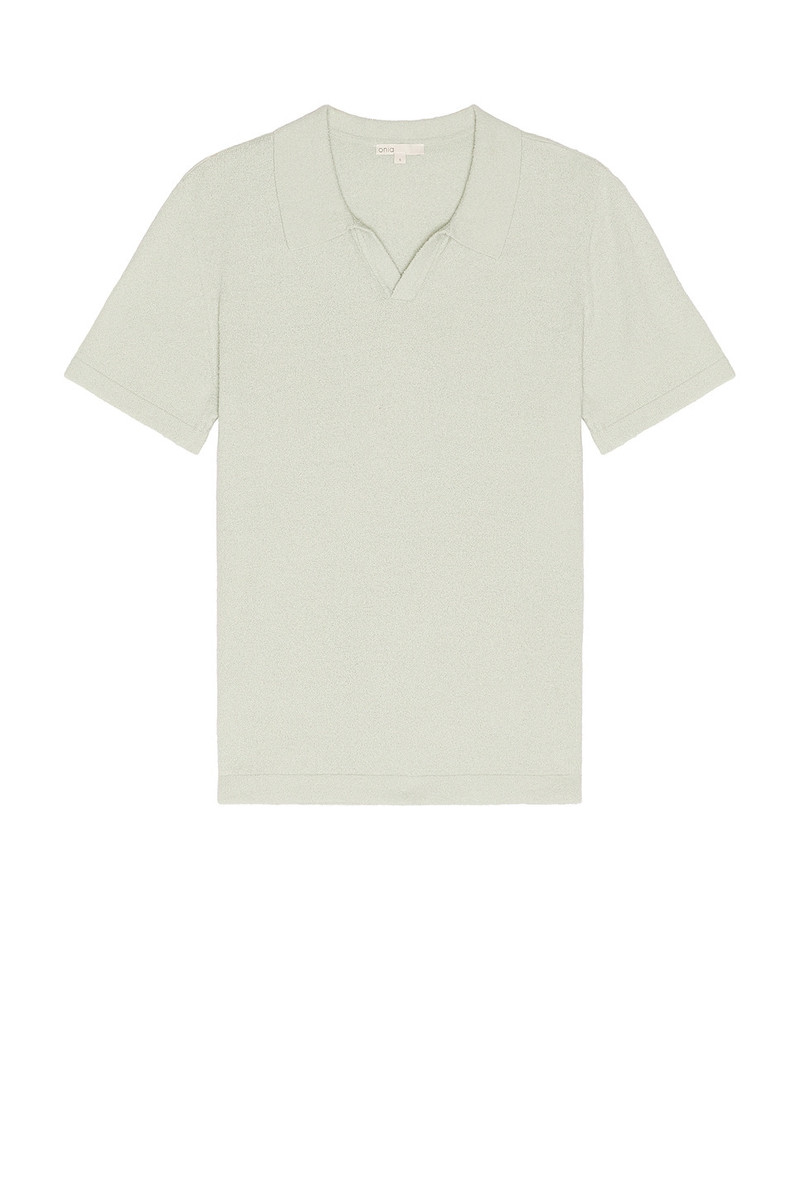 onia Bouckle Knit Johnny Polo outlook