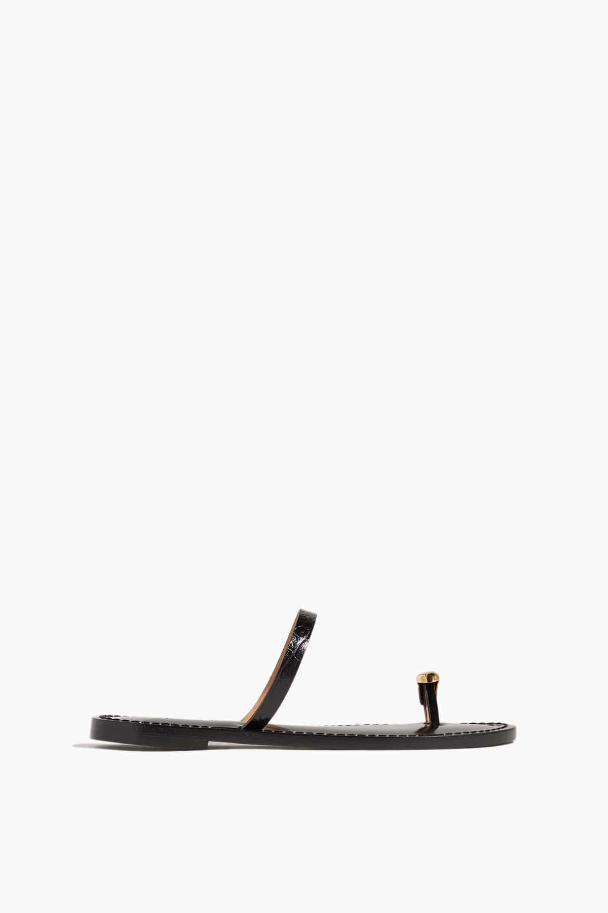 The Kibera Sandal in Black - 1