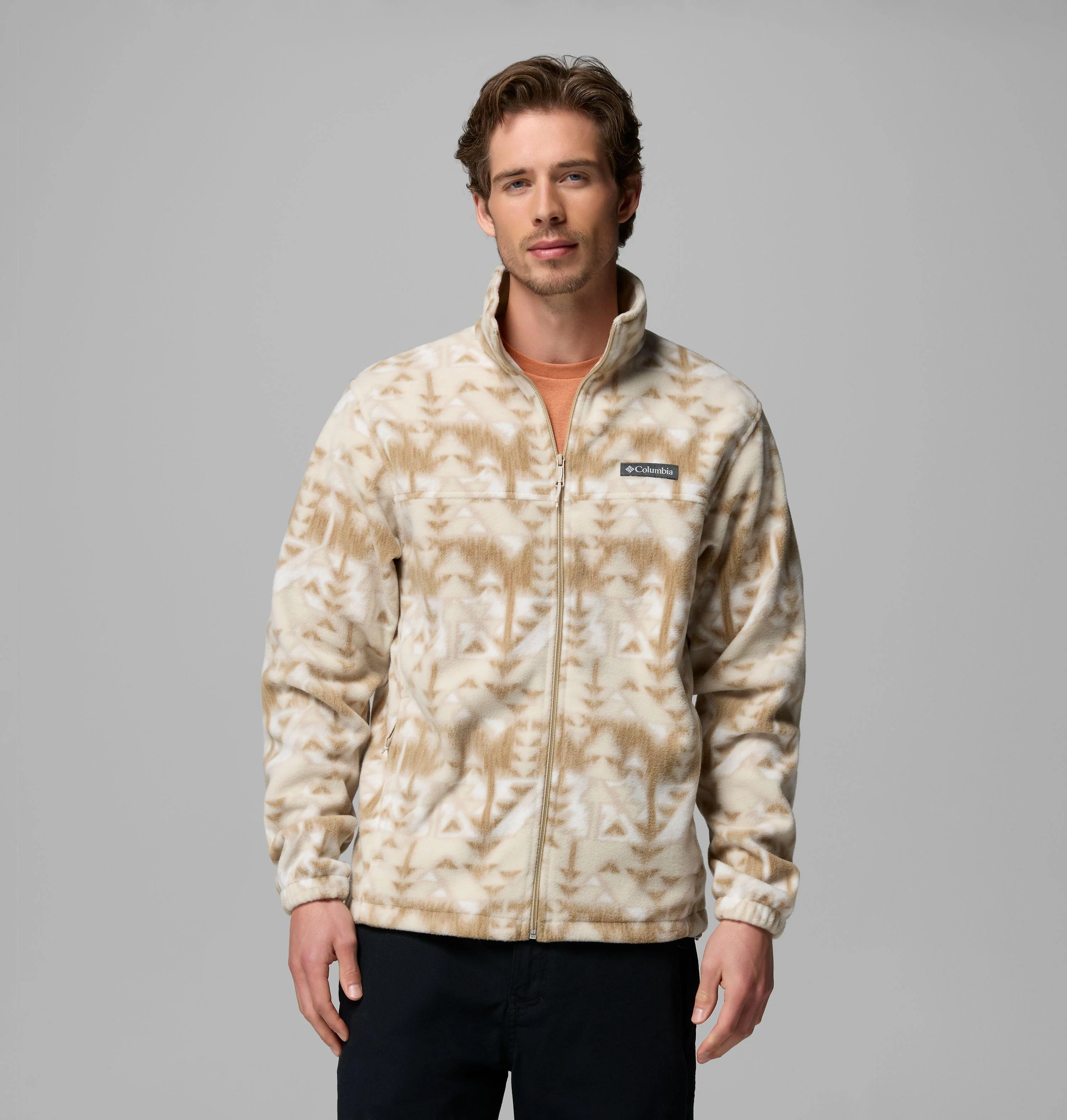 Men’s Steens Mountain Printed Fleece Jacket - 1