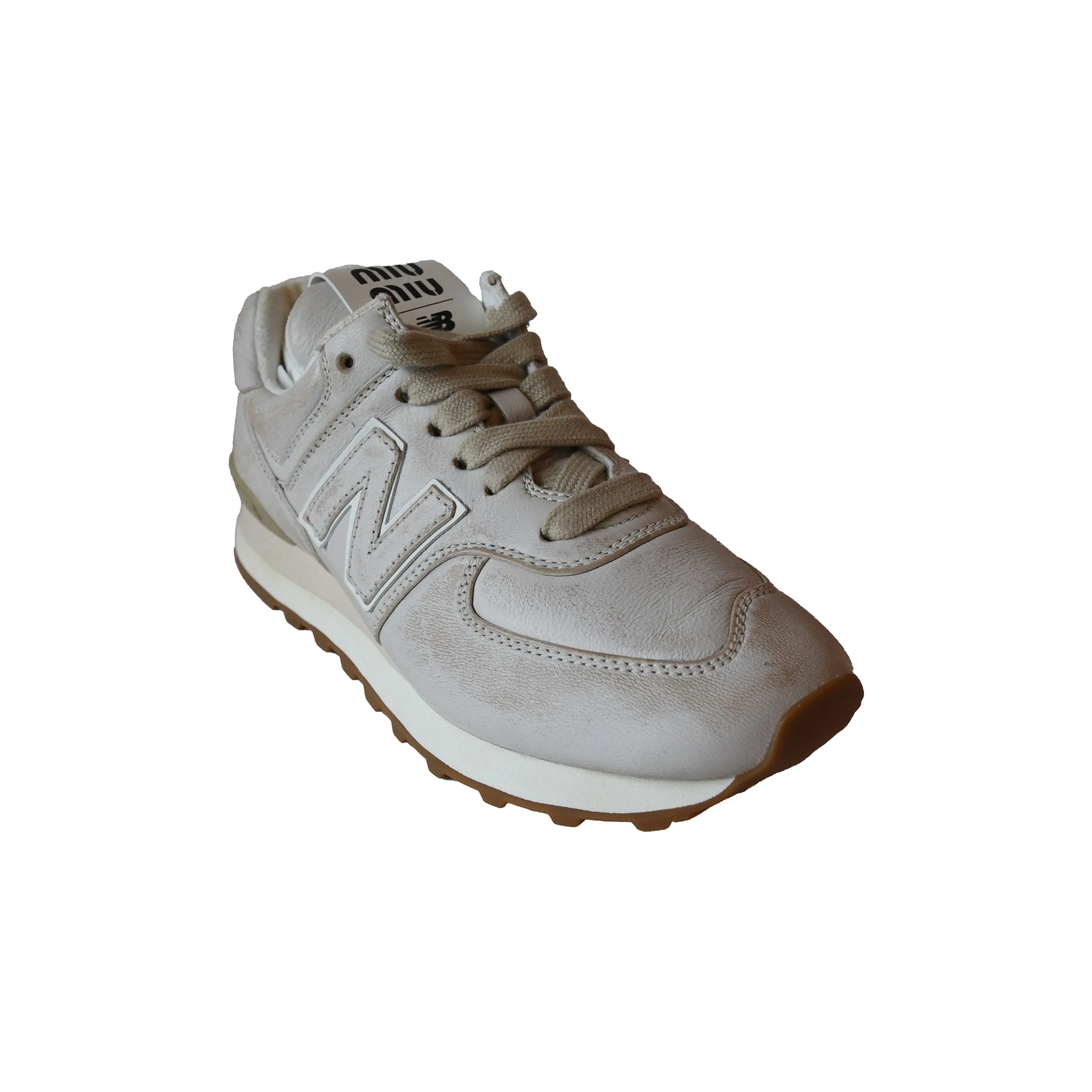 New Balance x Miu Miu 574 Sneakers Bianco - 1