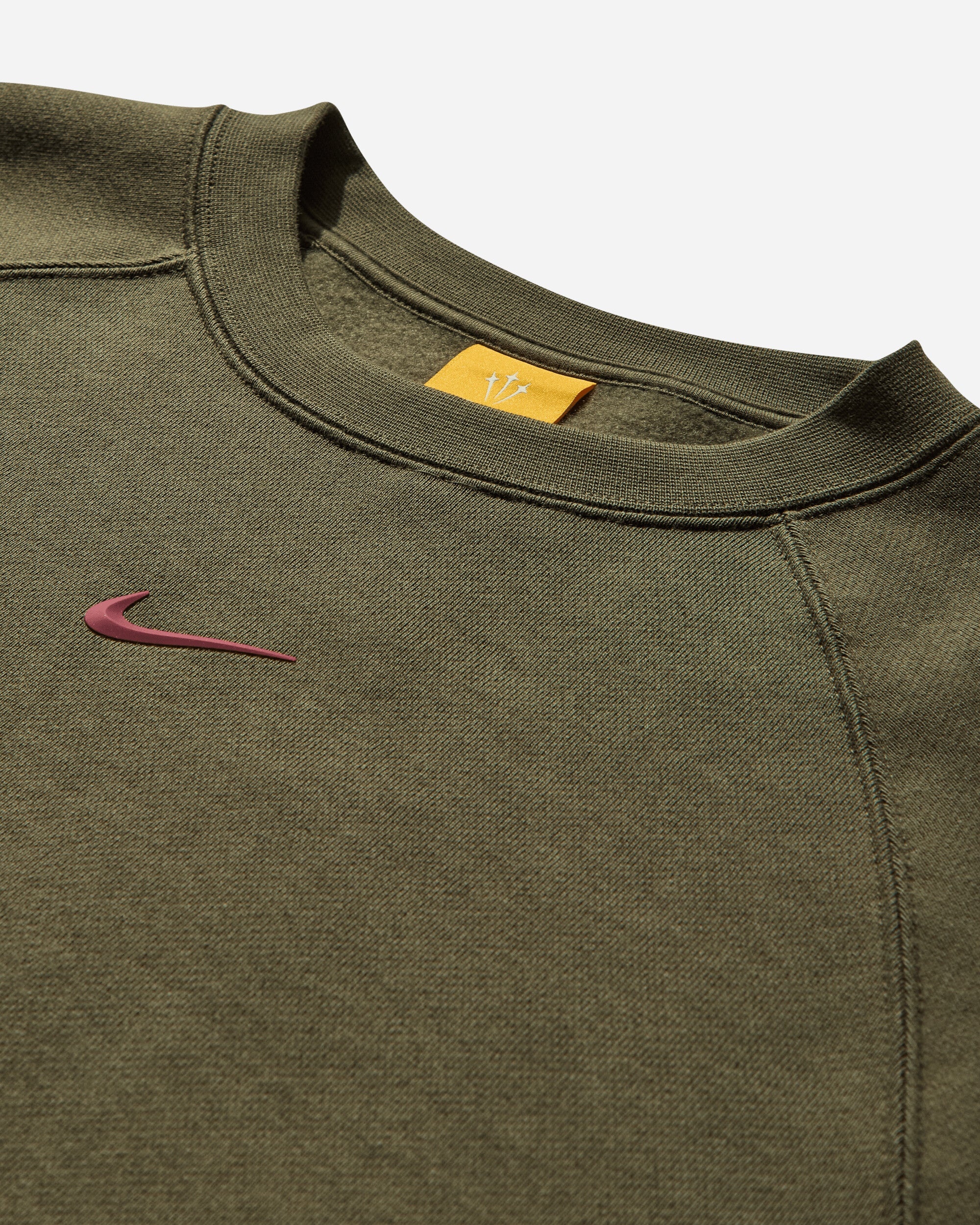 Men's NOCTA Fleece Crewneck Sweatshirt Cargo Khaki - 3