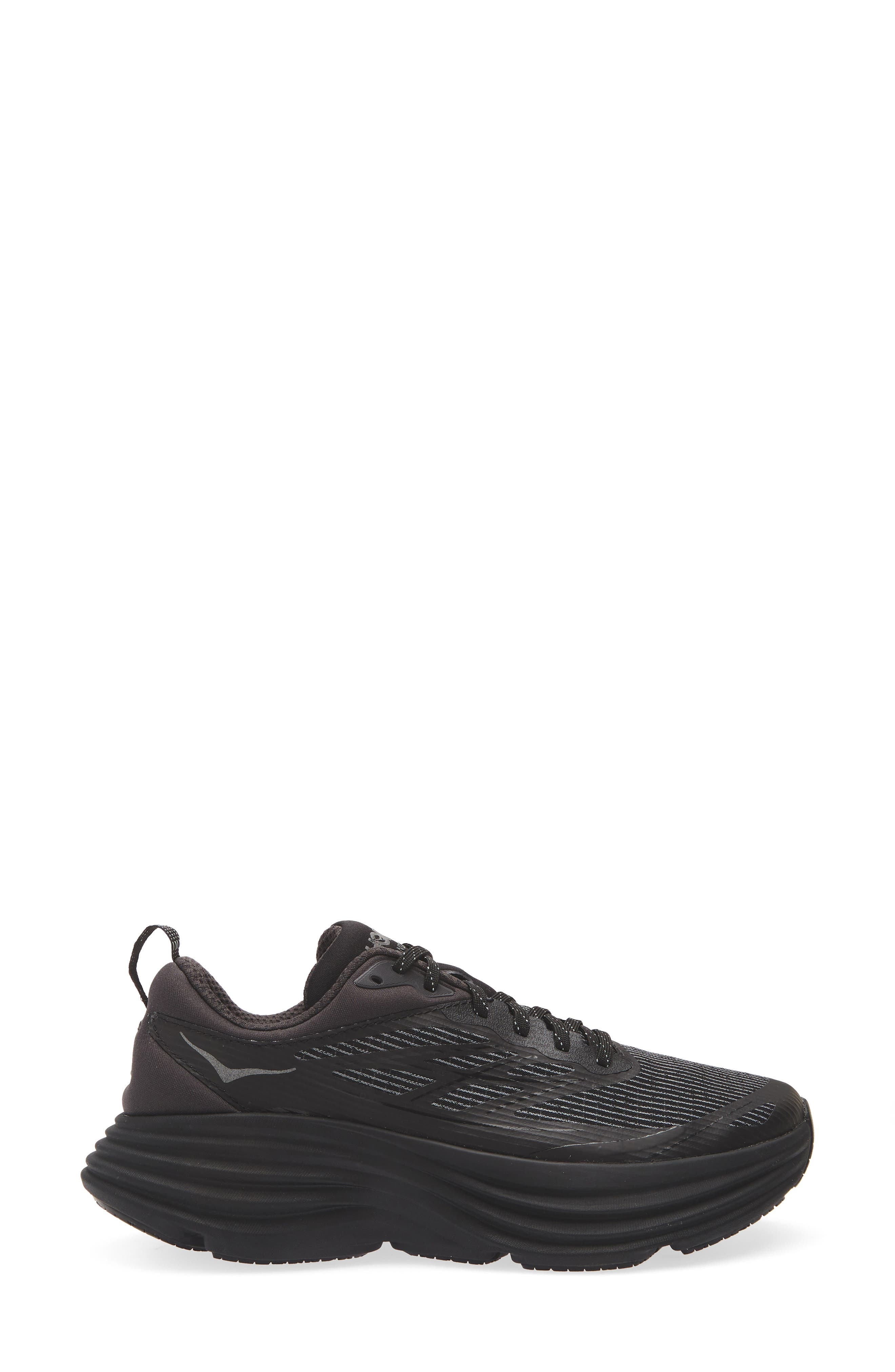 HOKA Bondi 8 Caged Sneaker in Black /Black at Nordstrom - 3