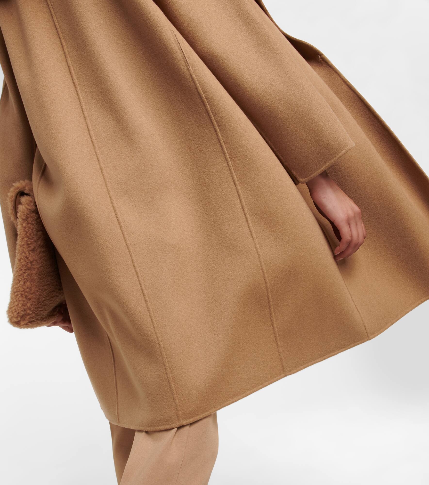 Messi belted virgin-wool coat - 6
