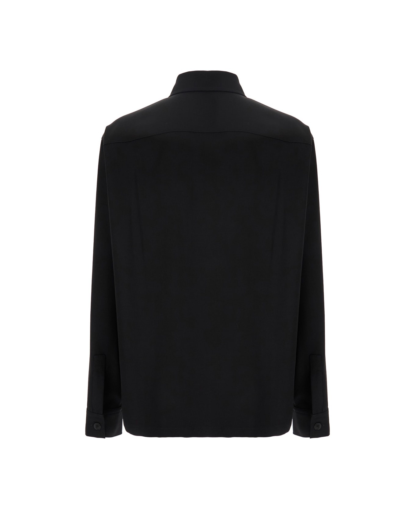 Shirt In Black Wool - 2