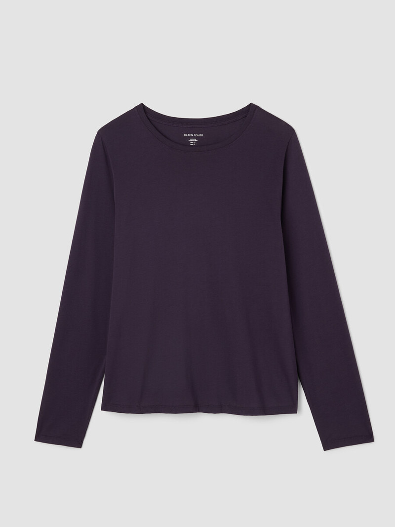 Organic Pima Cotton Jersey Long-Sleeve Tee 1