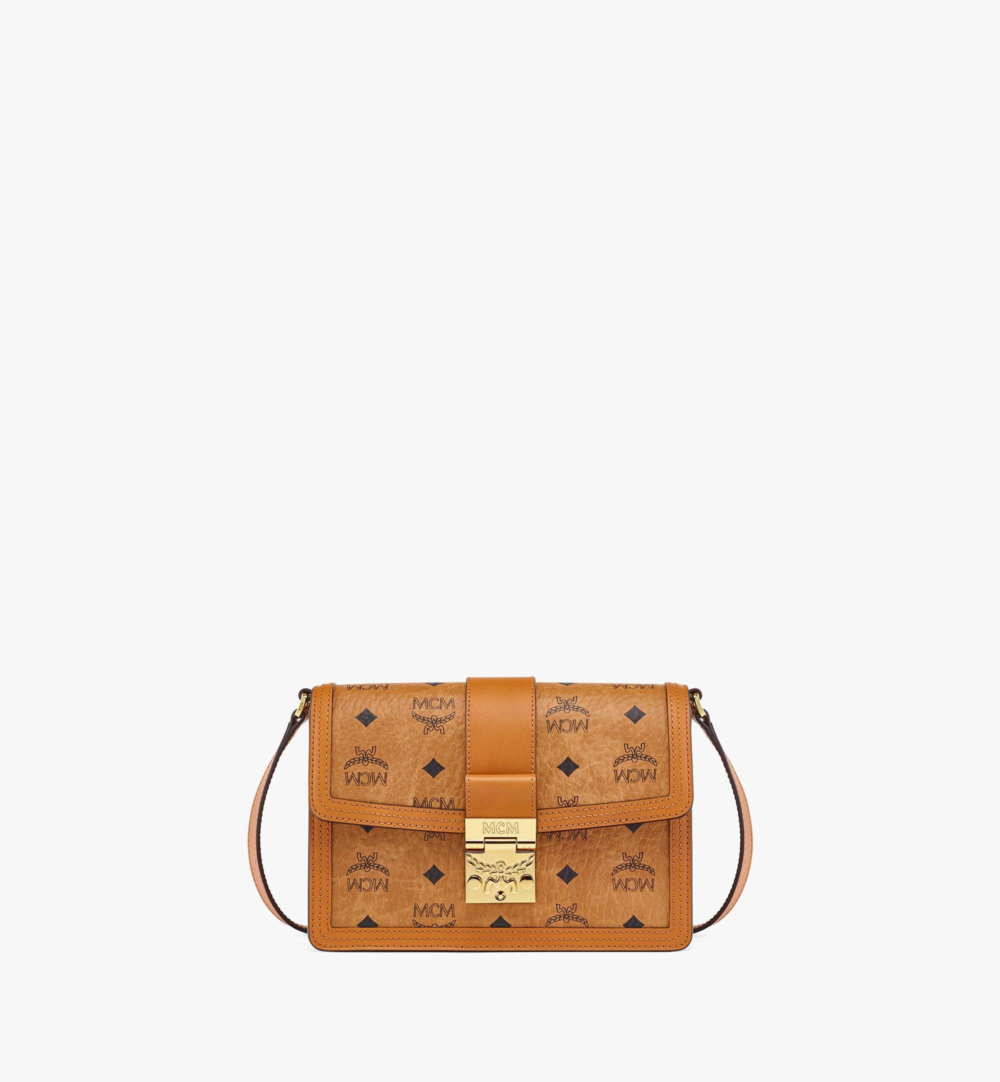 MCM Visetos Heritage Bowler Medium Satchel