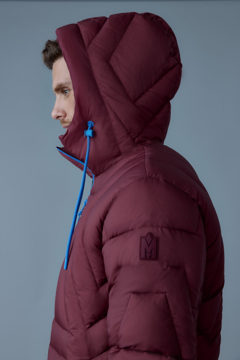 LUKE Softwash Geometrical channel quilt down jacket 5