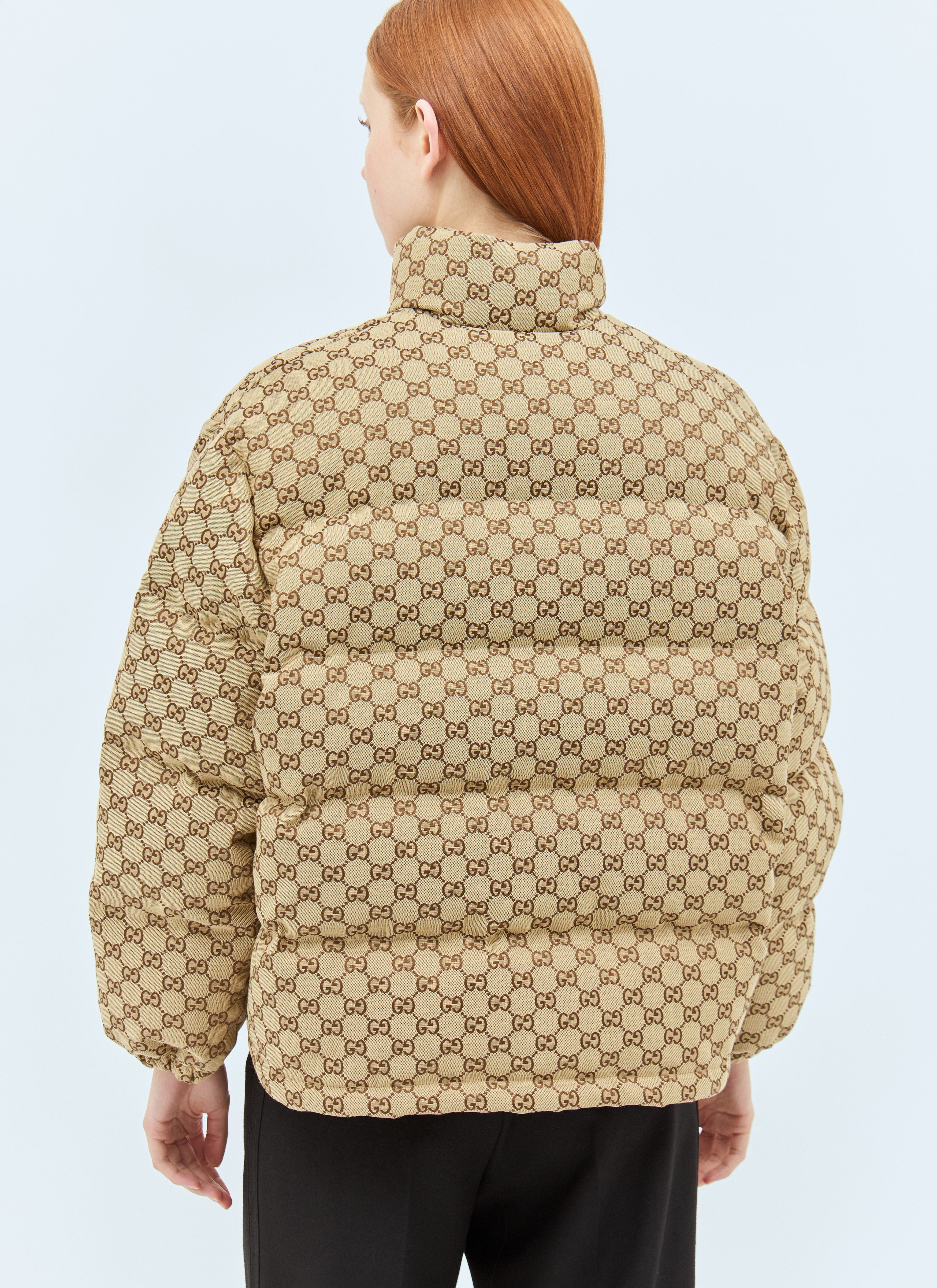 Gucci Women Gg Canvas Bomber Jacket - 5