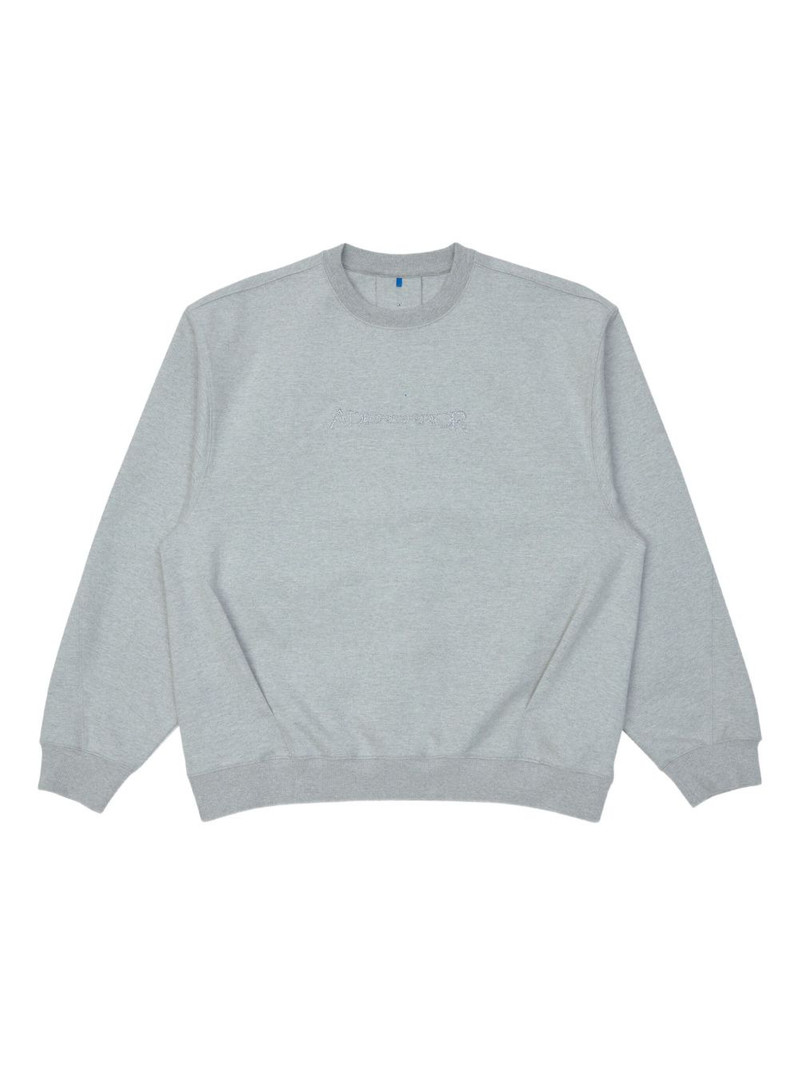 pleated-detail sweatshirt 1