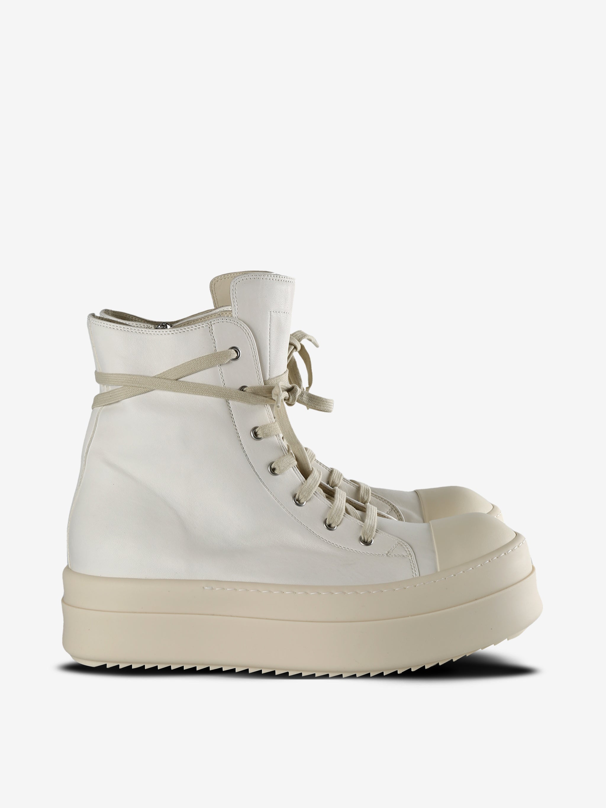 RICK OWENS - Men Scarpe In Pelle Mega Bumper Sneakers - 1