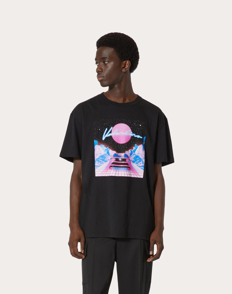 T-SHIRT WITH VIRTUAL RUNNER PRINT 3