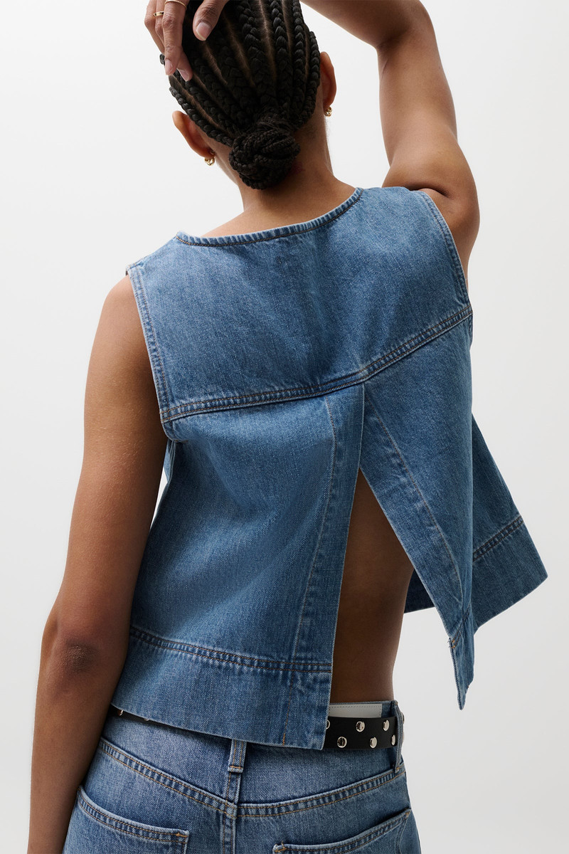 PISTOLA RUE SWING SHIRT - SAIL AWAY outlook